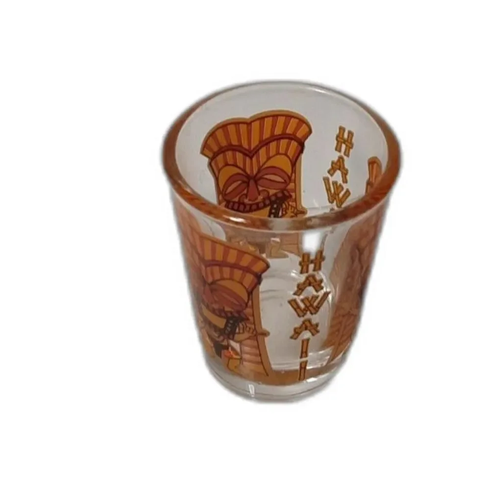 Vintage Shot Glasses Various Places and Graphics 5 in the Set